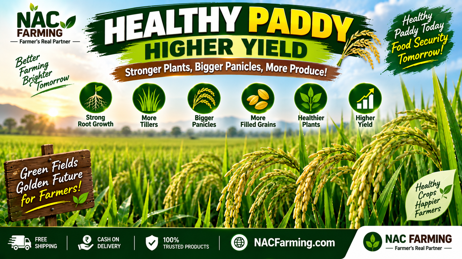 Rice farming products